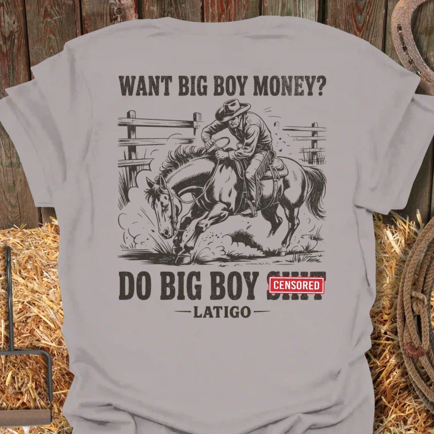 Latigo-Cowboy Authentics Ice Grey / S Big Boy
