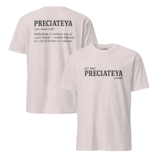 Latigo-Cowboy Authentics Ice Grey / S Preciateya Tee