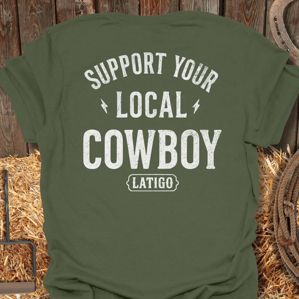 Latigo-Cowboy Authentics Military Green / S Local Support