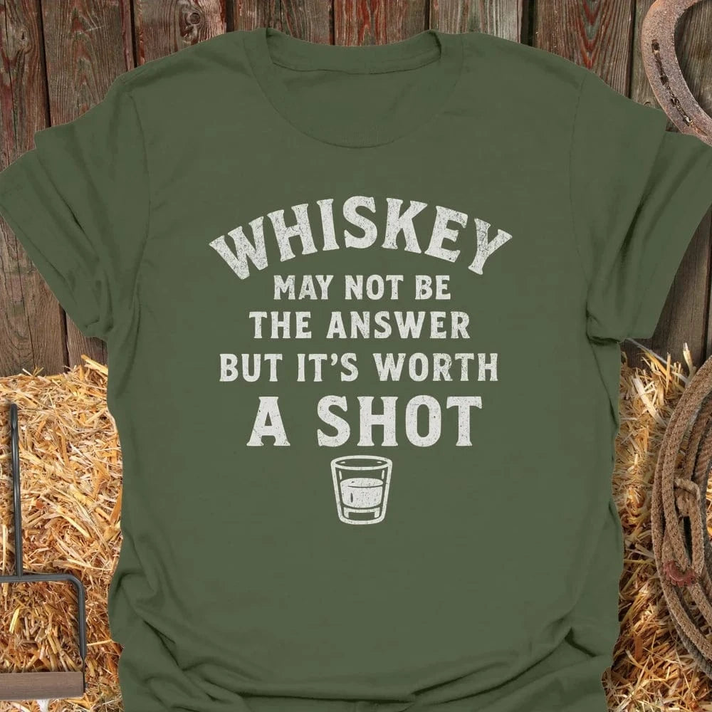 Latigo-Cowboy Authentics Military Green / S Shot Tee