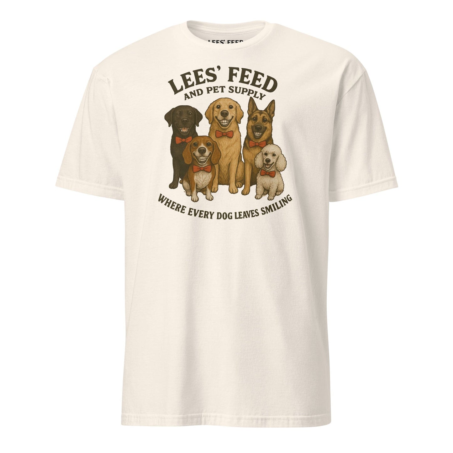 Latigo-Cowboy Authentics Natural / S Lees' Feed - Dog Buddies Tee