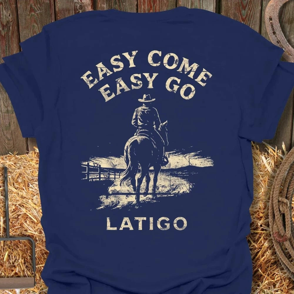 Latigo-Cowboy Authentics Navy / S Easy Come Tee