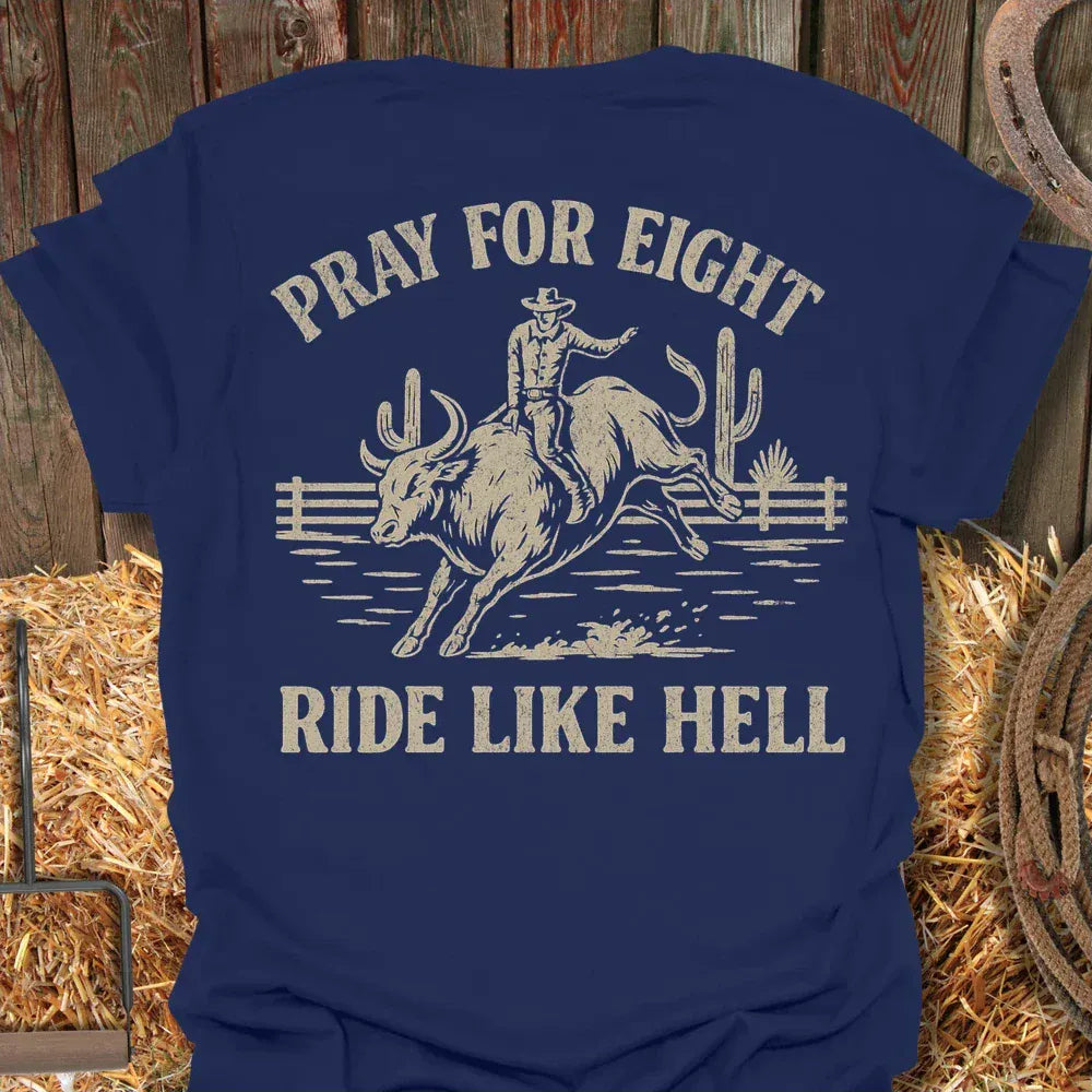 Latigo-Cowboy Authentics Navy / S Pray Tee