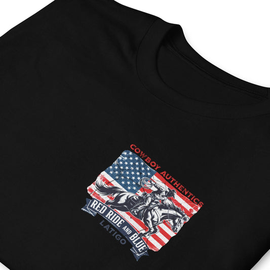 Latigo-Cowboy Authentics Red Ride and Blue