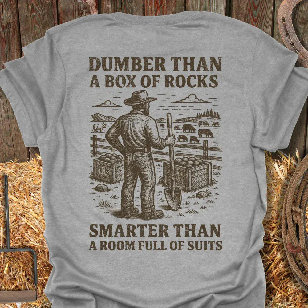 Latigo-Cowboy Authentics Sport Grey / S Rocks Tee