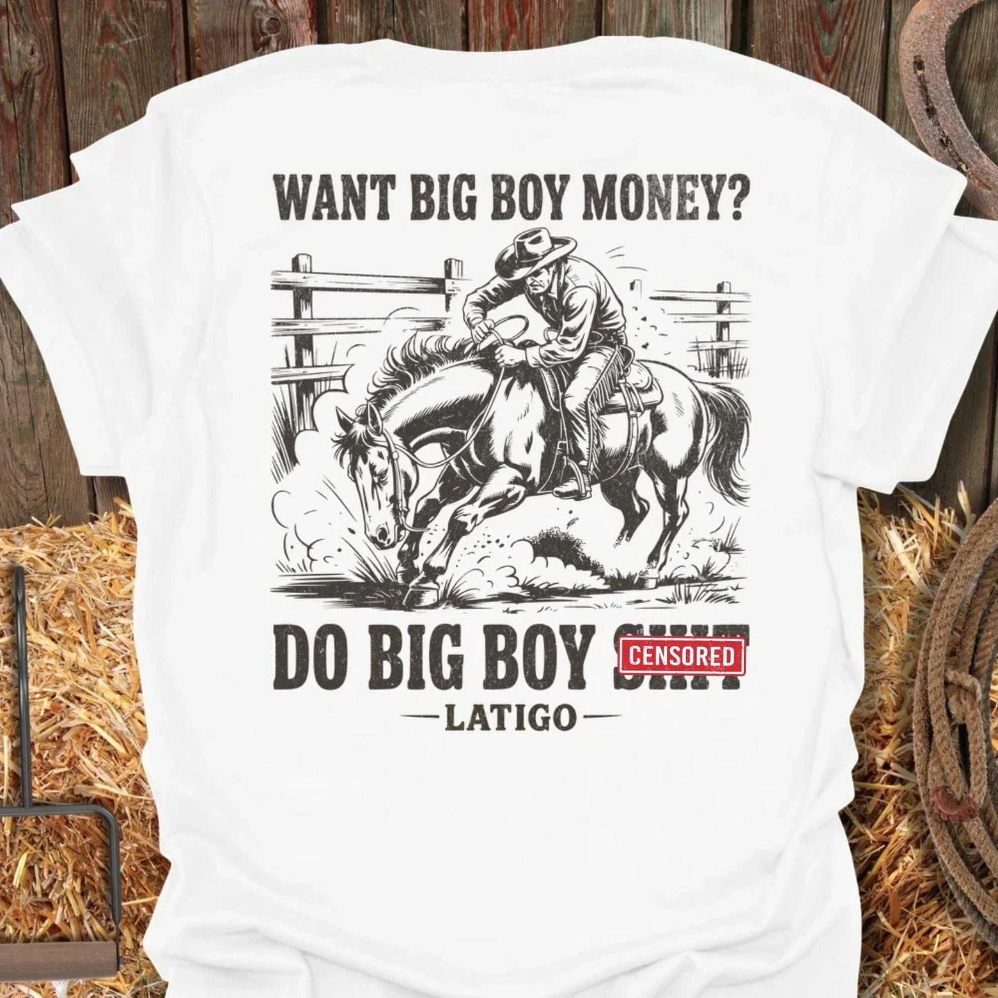 Latigo-Cowboy Authentics White / S Big Boy