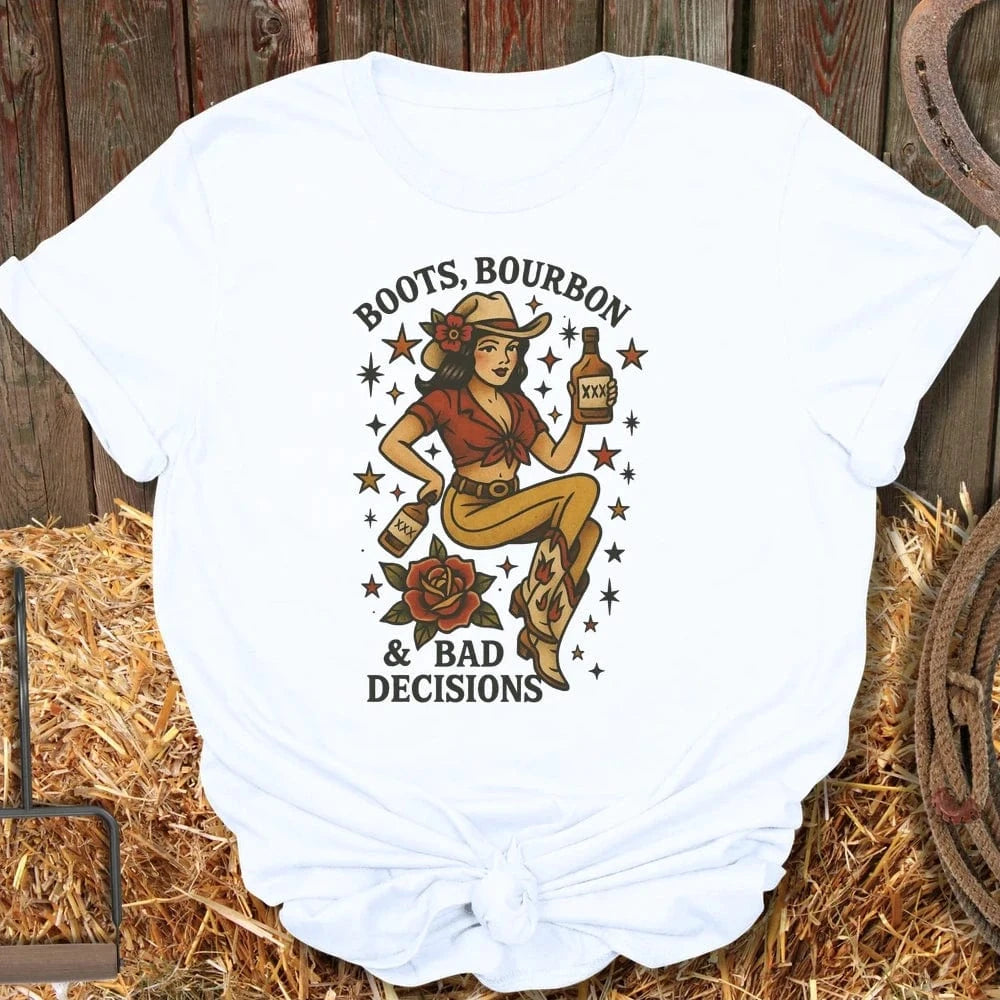Latigo-Cowboy Authentics White / S Bourbon