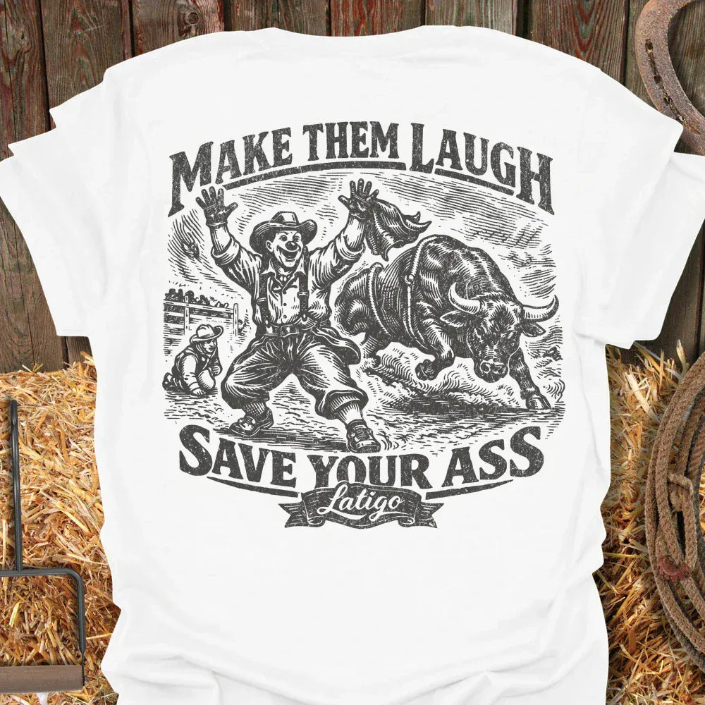 Latigo-Cowboy Authentics White / S Laugh Tee
