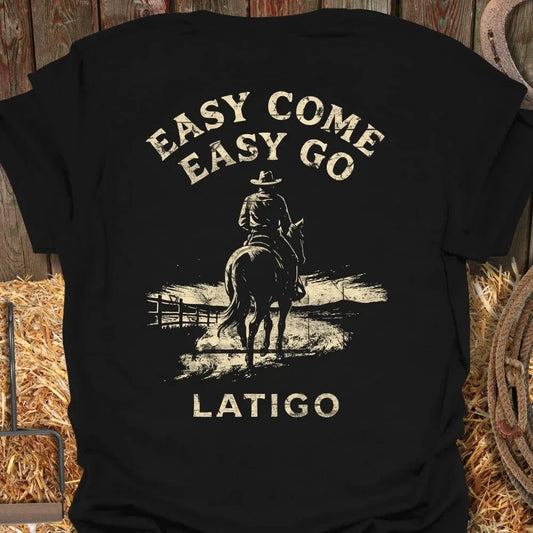 Latigo-Cowboy Authentics Black / S Easy Come Tee