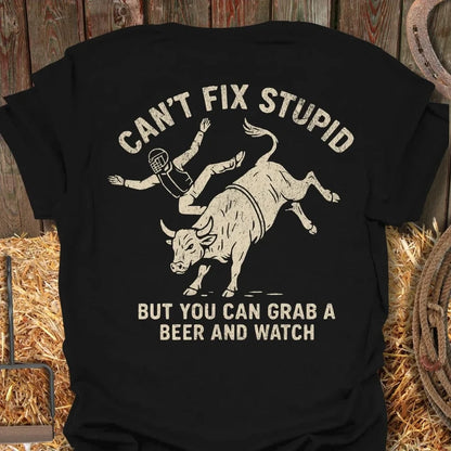 Latigo-Cowboy Authentics Black / S Fix Stupid Tee