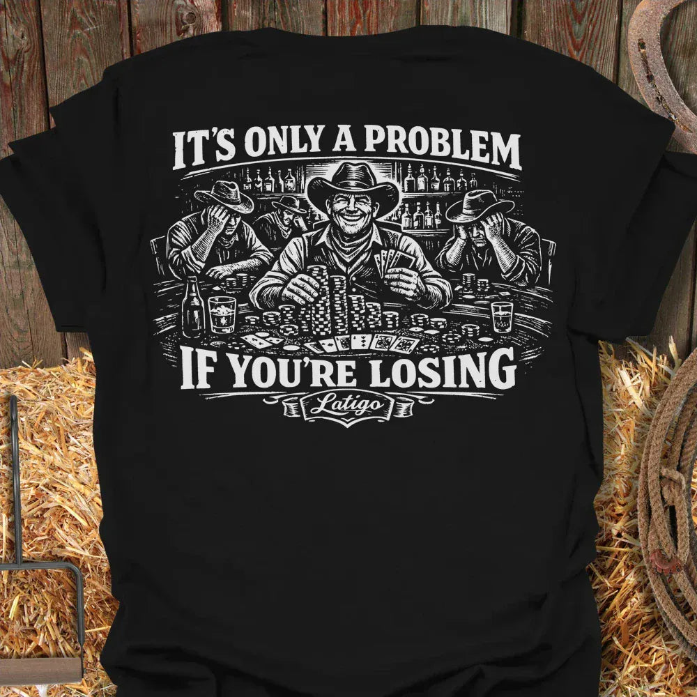 Latigo-Cowboy Authentics Black / S Gambler Problem Tee