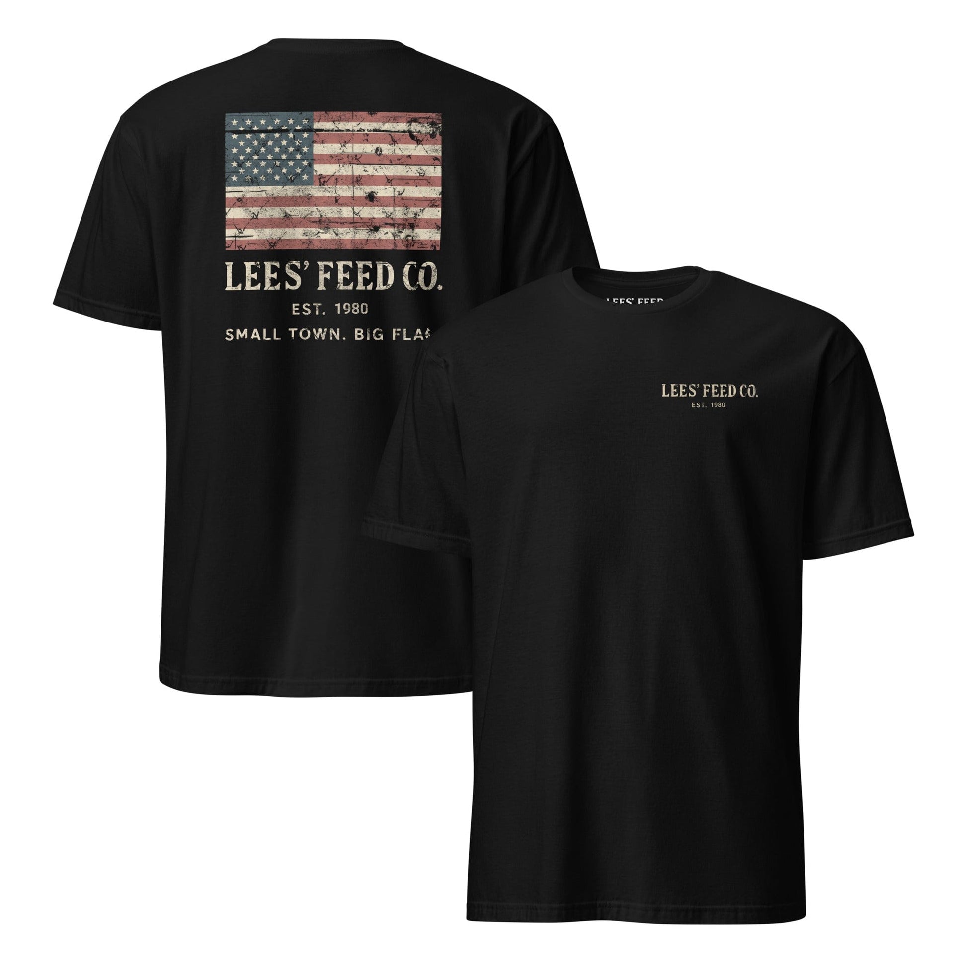 Latigo-Cowboy Authentics Black / S Lees' Feed – Big Flag Tee
