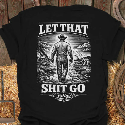 Latigo-Cowboy Authentics Black / S Let It Go Tee
