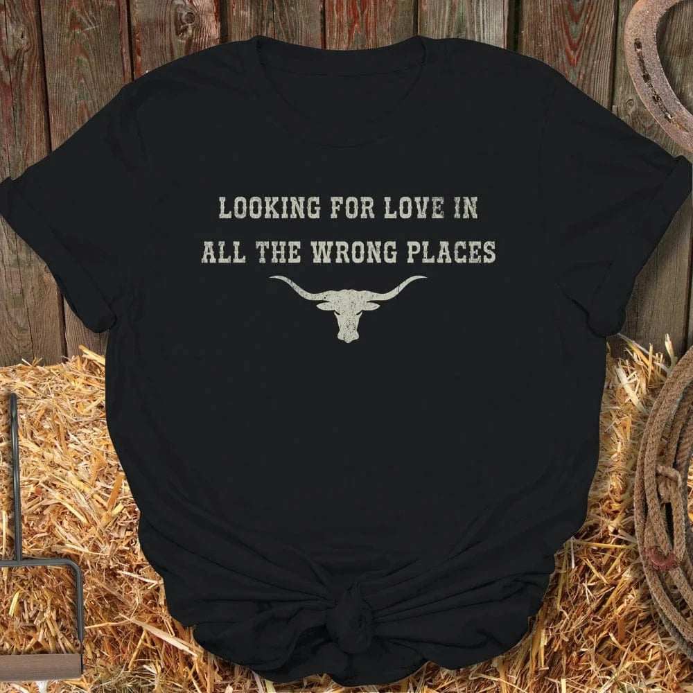 Latigo-Cowboy Authentics Black / S Looking Tee