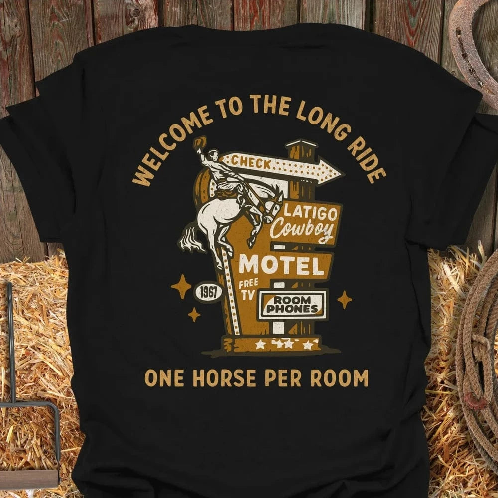 Latigo-Cowboy Authentics Black / S Motel Tee