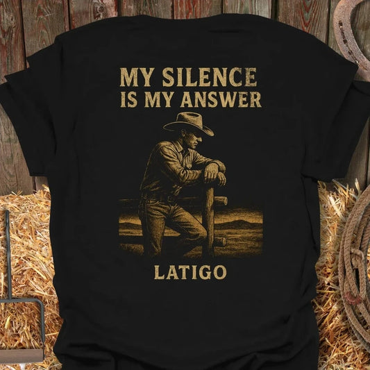 Latigo-Cowboy Authentics Black / S Silence Tee