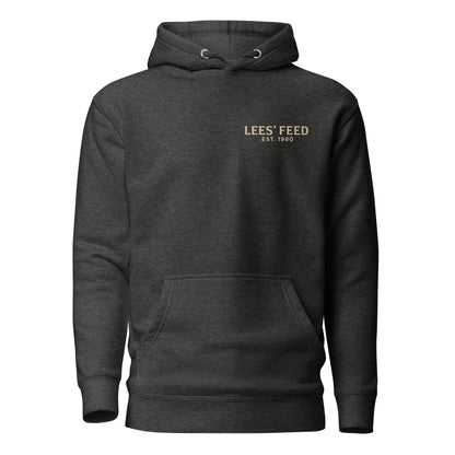 Latigo-Cowboy Authentics Charcoal Heather / S Lees' Feed - The Backbone of America Hoodie