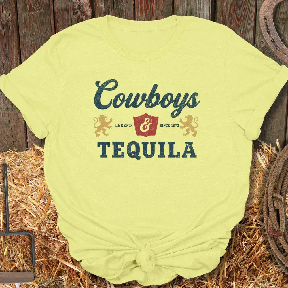 Latigo-Cowboy Authentics Cornsilk / S Cowboys Tee