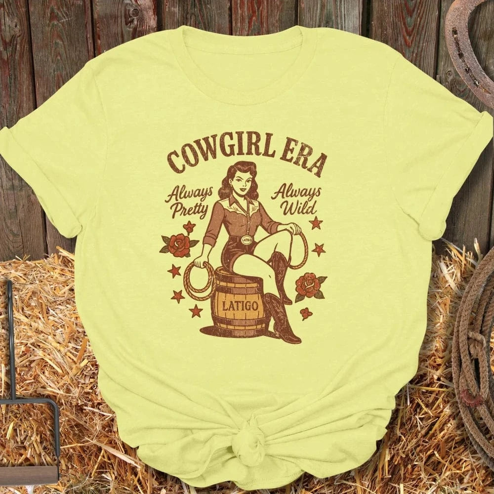 Latigo-Cowboy Authentics Cornsilk / S Era Tee