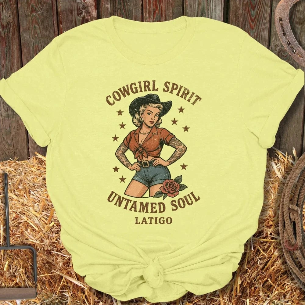 Latigo-Cowboy Authentics Cornsilk / S Untamed Tee