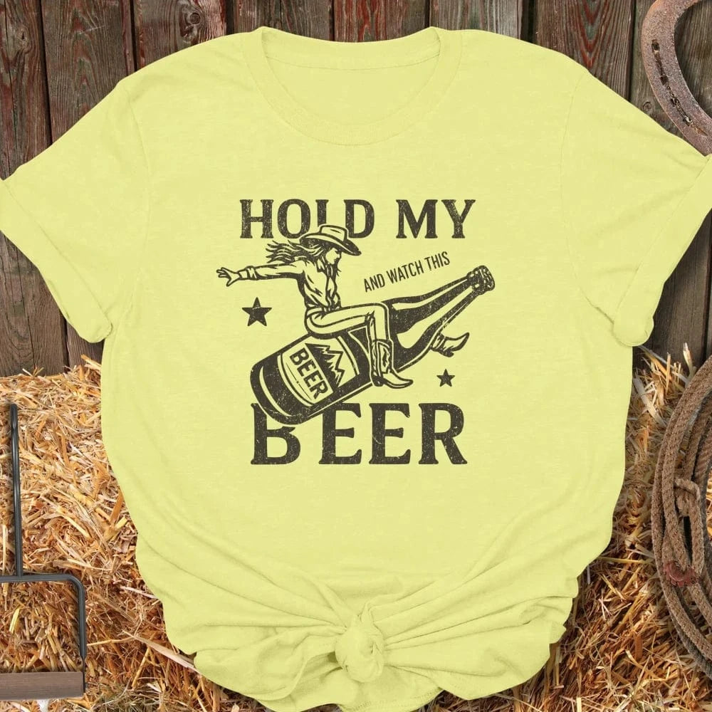 Latigo-Cowboy Authentics Cornsilk / S Watch Tee