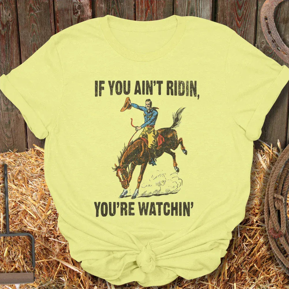 Latigo-Cowboy Authentics Cornsilk / S Watching Tee