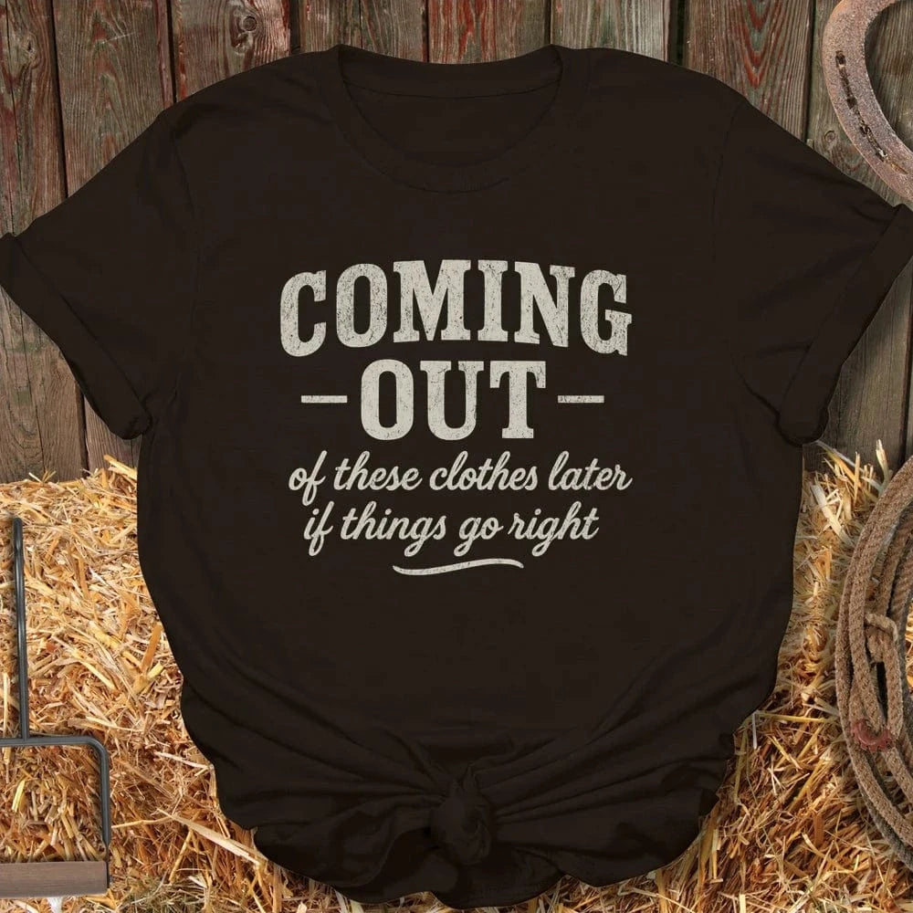 Latigo-Cowboy Authentics Dark Chocolate / S Coming Out Tee