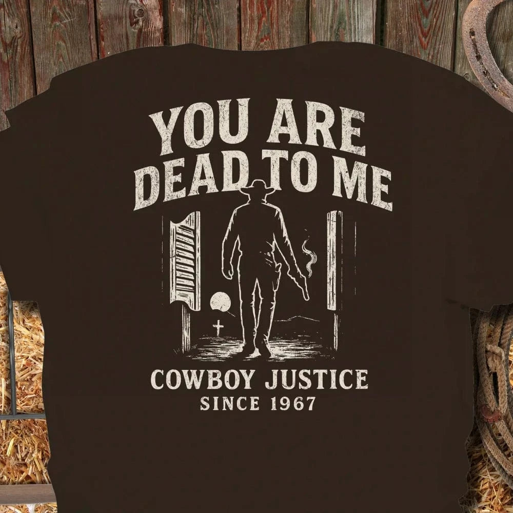 Latigo-Cowboy Authentics Dark Chocolate / S Dead Tee