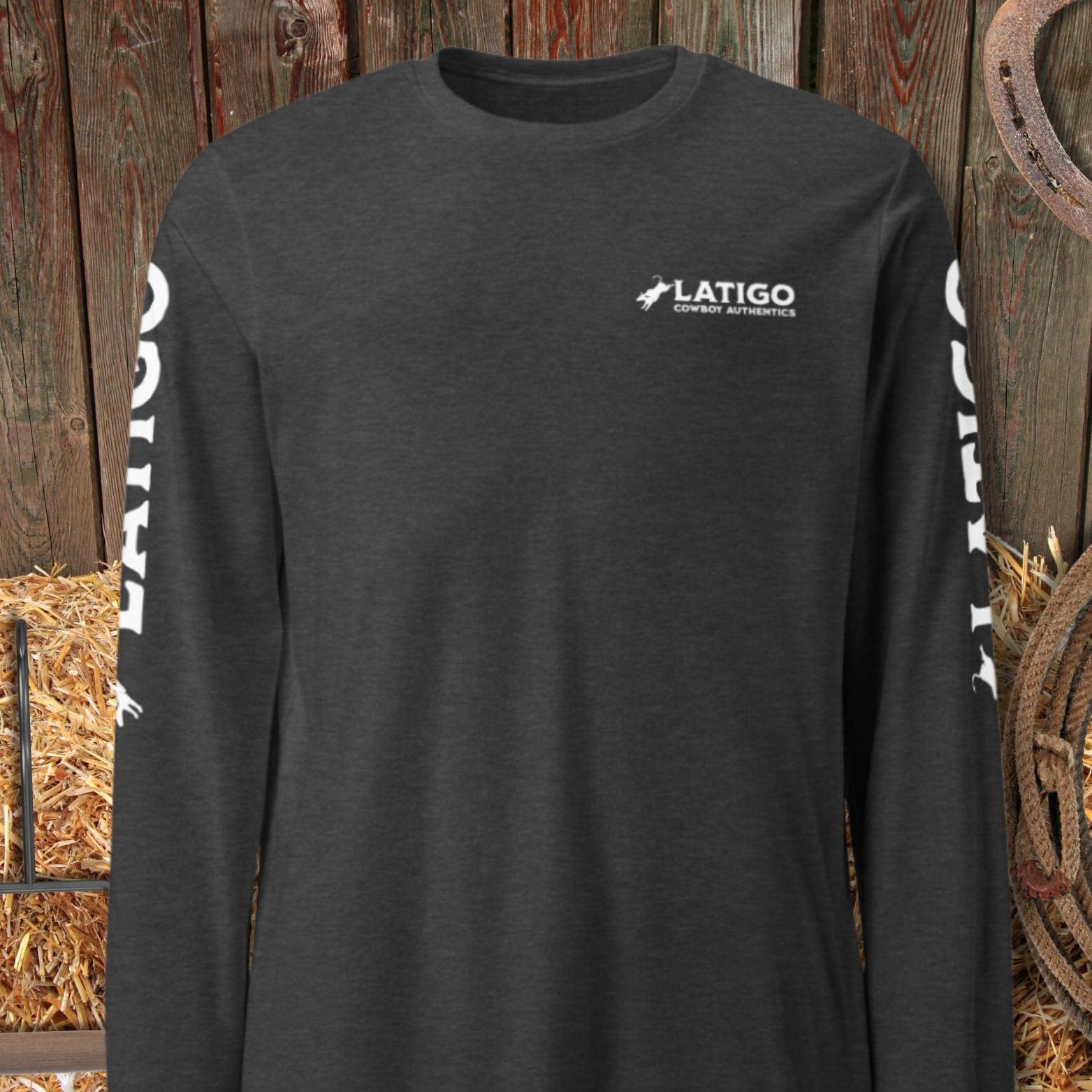 Latigo-Cowboy Authentics Dark Grey Heather / XS Sponsored Rider Edition Tee