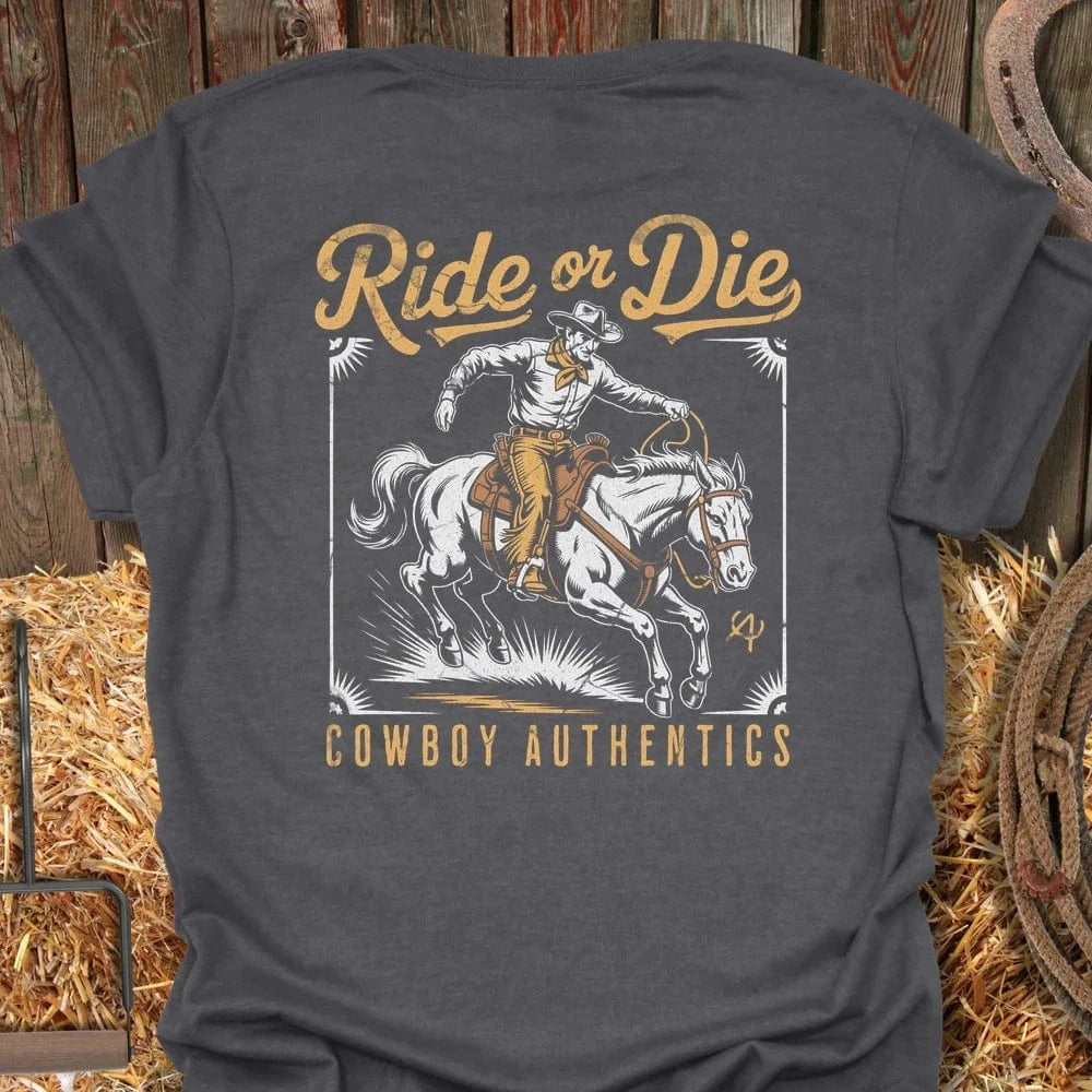 Latigo-Cowboy Authentics Dark Heather Grey / S Ride or Die
