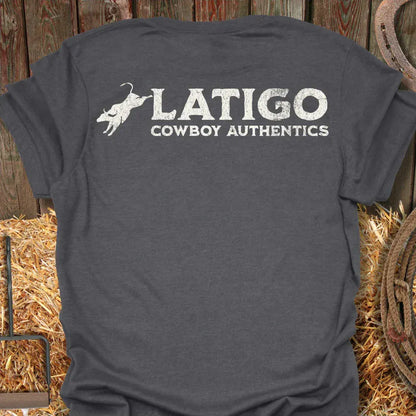 Latigo-Cowboy Authentics Dark Heather / S Bullshirt Tee