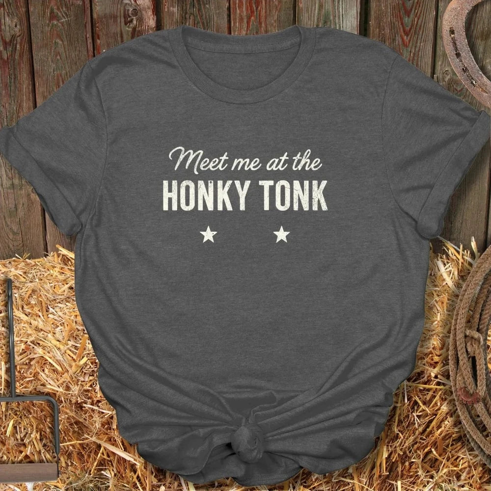 Latigo-Cowboy Authentics Dark Heather / S Meet Me Tee