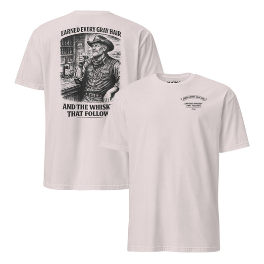 Latigo-Cowboy Authentics Earned Gray Tee