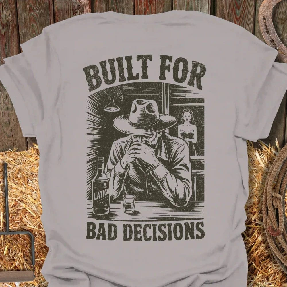 Latigo-Cowboy Authentics Ice Grey / S Bad Decisions Tee