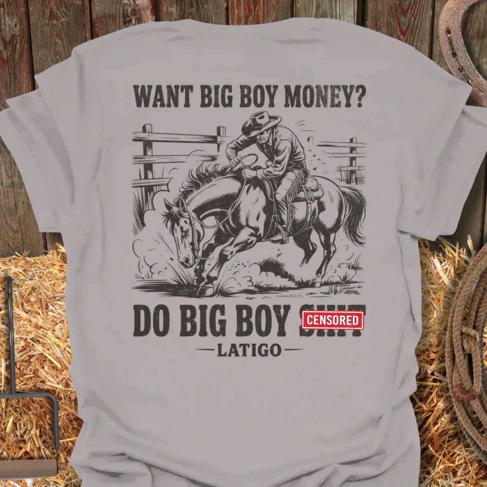 Latigo-Cowboy Authentics Ice Grey / S Big Boy