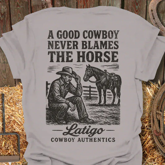 Latigo-Cowboy Authentics Ice Grey / S Blame Tee