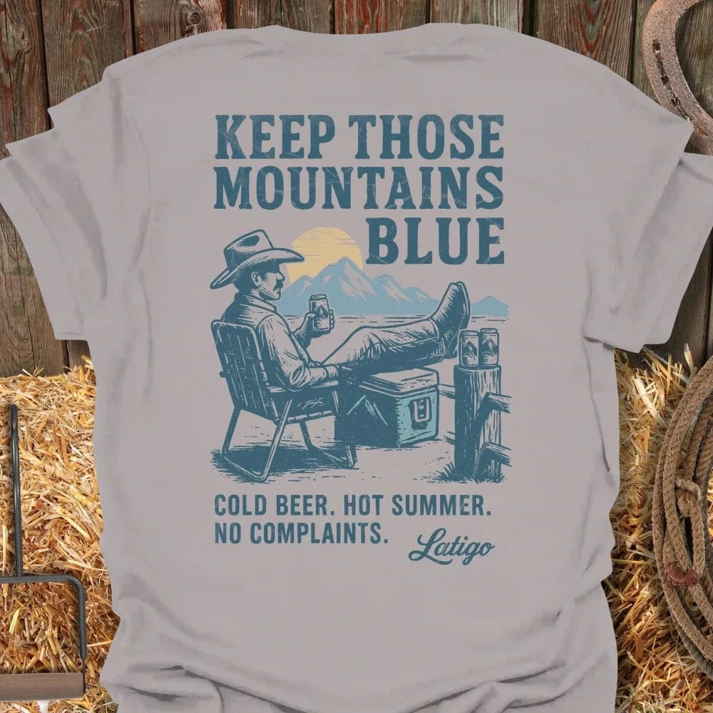 Latigo-Cowboy Authentics Ice Grey / S Blue