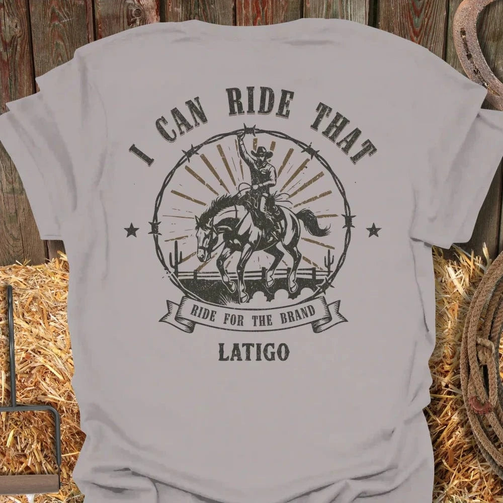 Latigo-Cowboy Authentics Ice Grey / S Brand Tee