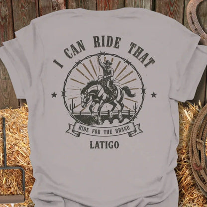 Latigo-Cowboy Authentics Ice Grey / S Brand Tee