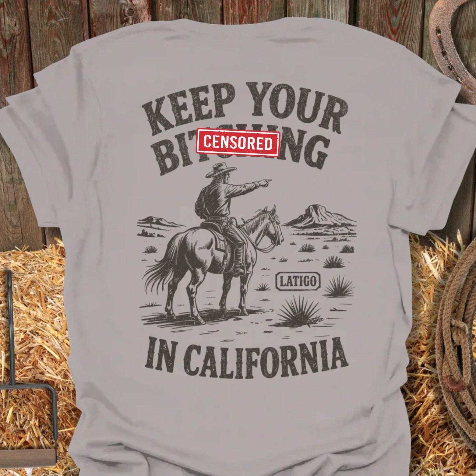 Latigo-Cowboy Authentics Ice Grey / S California