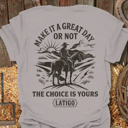 Latigo-Cowboy Authentics Ice Grey / S Choices Tee