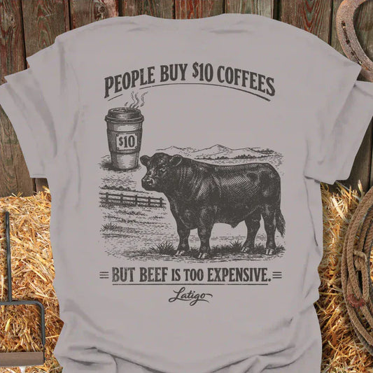 Latigo-Cowboy Authentics Ice Grey / S Coffee vs Beef Tee