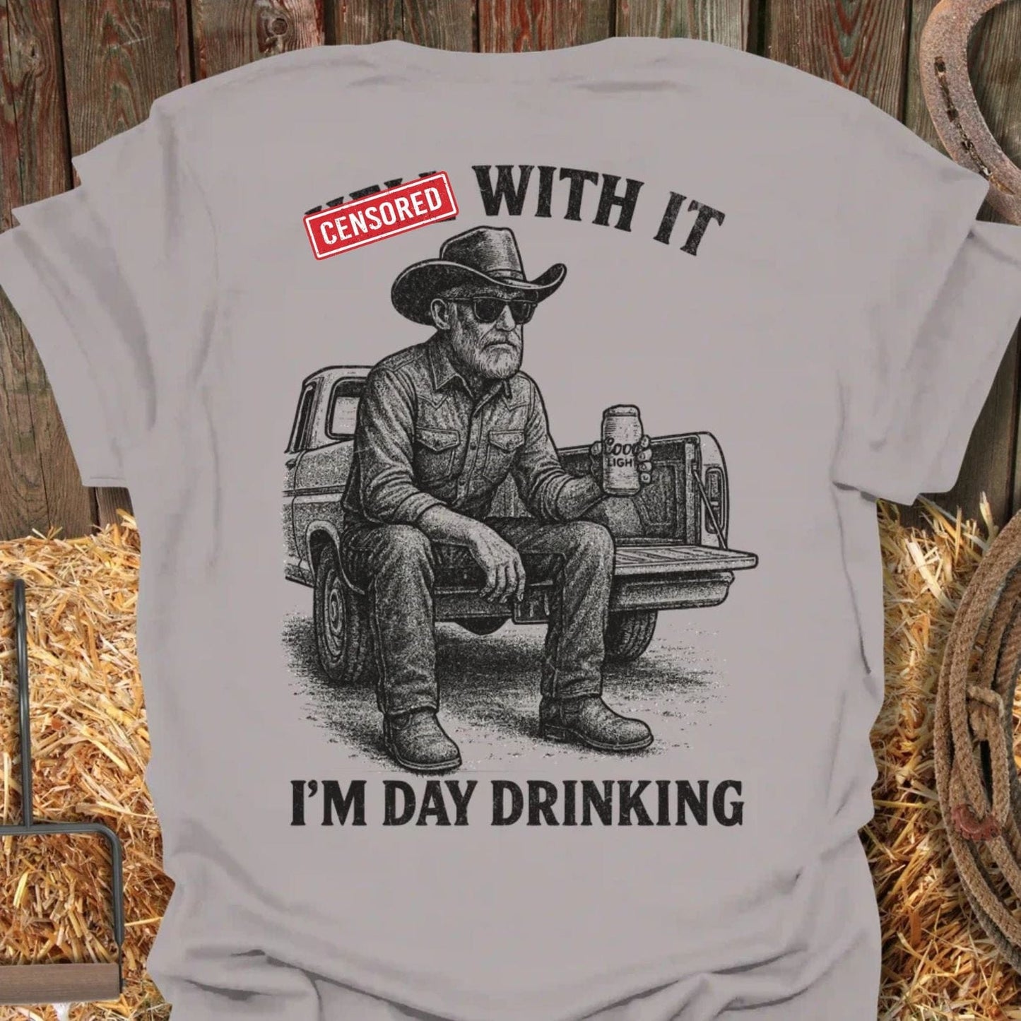 Latigo-Cowboy Authentics Ice Grey / S Day Drinking
