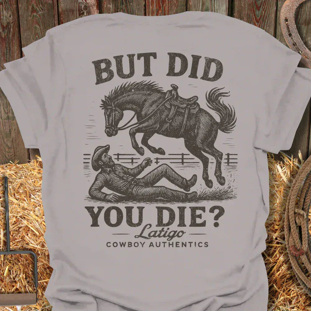 Latigo-Cowboy Authentics Ice Grey / S Die Tee
