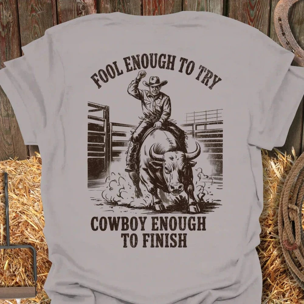 Latigo-Cowboy Authentics Ice Grey / S Finish Tee