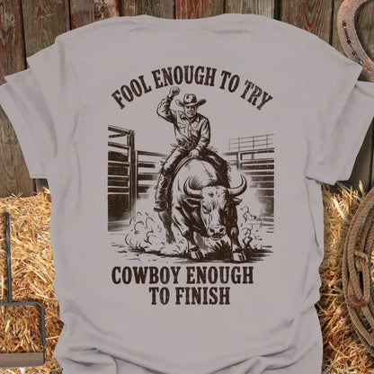 Latigo-Cowboy Authentics Ice Grey / S Finish Tee