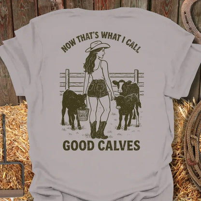 Latigo-Cowboy Authentics Ice Grey / S Good Calves Tee