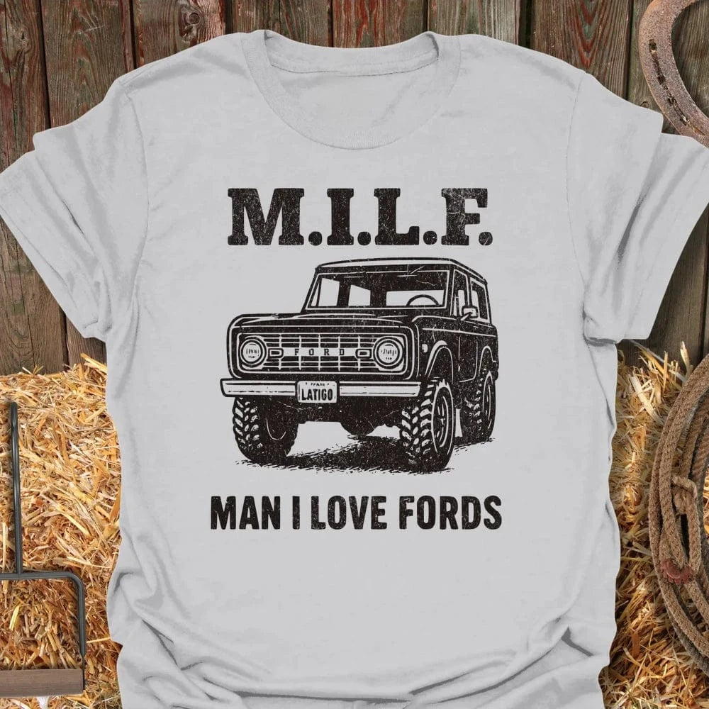 Latigo-Cowboy Authentics Ice Grey / S MILF Tee