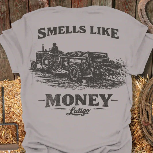 Latigo-Cowboy Authentics Ice Grey / S Money Tee