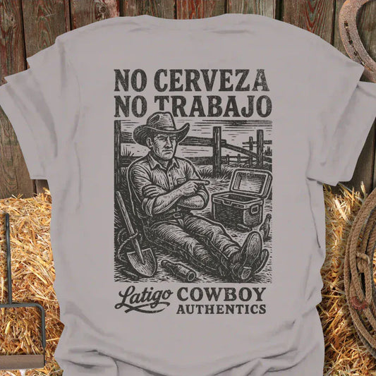 Latigo-Cowboy Authentics Ice Grey / S No Trabajo Tee